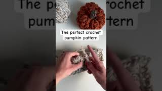 This is my Puffy Pumpkin crochet pattern Follow along with the full tutorial on my channel crochet [upl. by Allistir]