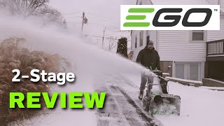 Cub Cadet 2X 30quot MAX TwoStage 357cc Gas Snow Blower Review With Electric Start amp Power Steering [upl. by Brocky891]