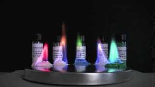 Five Chemical Flame Test Kit  Make Red Yellow Green Violet and Blue Flames [upl. by Bowne]