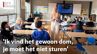 Blootfoto van Francien met hele school gedeeld nu gaat ze het gesprek aan met tieners  RTV Utrecht [upl. by Lorenza511]