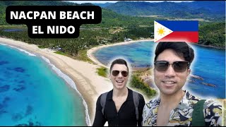 PHILIPPINES DAY 7 NACPAN BEACH EL NIDO PALAWAN [upl. by Midian]