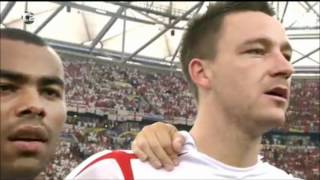 England National Anthem God Save The Queen  Beckham Terry Gerrard Lampard [upl. by Dee]