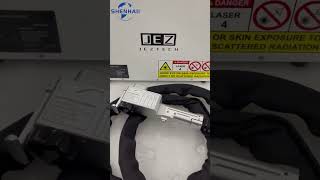 ZJHM100LC Backpack Laser Cleaning Machine Which Can Work With Power Bank [upl. by Previdi]