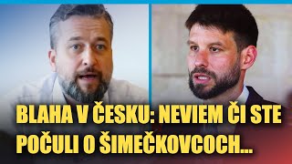 Keď Blaha hovoril o Šimečkovej famílii ROZOSMIAL české publikom [upl. by Vasquez]