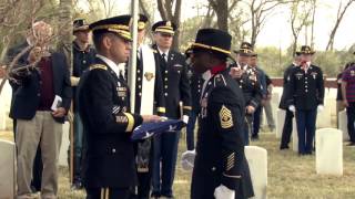 quotTapsquot performed as final respects are paid to LTG Hal Moore [upl. by Acirederf]