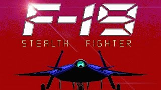 F19 Stealth Fighter PCDOS Elite Difficulty North Cape amp Persian Gulf 1988 MicroProse [upl. by Erdnassac]