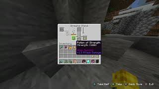 How to make strength II potions in LifeBoat Survival Mode [upl. by Xxam]