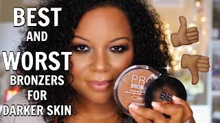 Best and Worst Bronzers for Darker Skin  Savvy 🎵 [upl. by Reld]