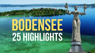 Bodensee alle 25 Highlights in 4K  2024 [upl. by Esac738]