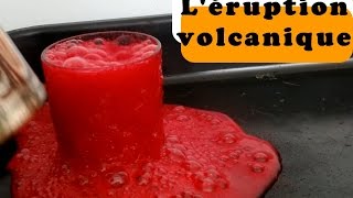 🌋 Éruption volcanique  Expérience avec les enfants  Vinaigre et Bicarbonate [upl. by Aivitnahs65]