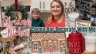 🎄CHRISTMAS HOT COCOA BAR  Christmas Kitchen  Christmas 2023 [upl. by Eckart]