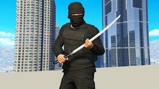 LIFE OF A NINJA IN GTA [upl. by Ahsitul878]