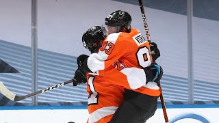 Laughtons OT deflection keeps Flyers hopes alive [upl. by Aidyn361]