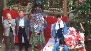 八雲神社獅子舞02（雌獅子隠し） shishimai lion dance [upl. by Reisch]