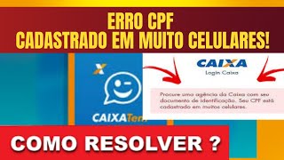 TESTAR CAIXA TEM CPF CADASTRADO EM MUITOS CELULARES 2021 MUITOS CPF Cadastrados NO CAIXA TEM 2021 [upl. by Mayrim983]