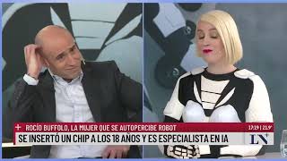 Rocío Buffolo la mujer que se autopercibe robot es abogada cantante y especialista en IA [upl. by Akilat]