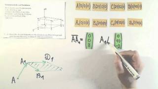 Abitur NRW Grundkurs Vektorrechnung Produktionshalle Aufgabe1 Teil 1 [upl. by Eustis]
