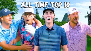 The Greatest Shots In Youtube Golf History  Updated [upl. by Atikel]