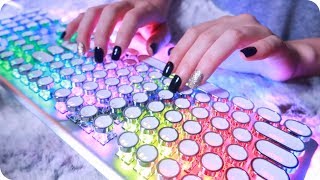 ASMR 4 Different Keyboards  High Quality Keyboard Sounds for Sleep 1Hr ⌨ [upl. by Bowes635]