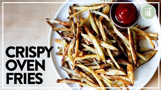 How To Make Crispy Oven Fries At Home [upl. by Irpak]