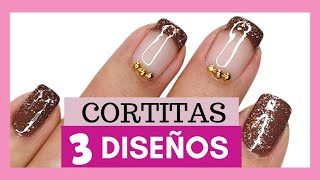 Uñas 2024 Tendencias Cortas Elegantes Diseños Fáciles y Sencillos Paso a PasoShort nails [upl. by Hujsak830]