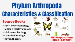 Phylum Arthropoda General Characteristics Phylogeny amp Classification  Miller amp Harley Zoology [upl. by Salokin334]