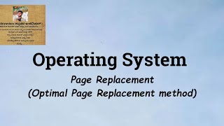 Optimal Page Replacement Method ಕನ್ನಡದಲ್ಲಿPage Replacement Operating System [upl. by Woll]