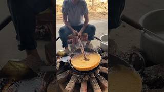 ⚡⚡ Ghevar Sweet Making Process⚡⚡ shorts telugufoodie esangathulu streetfood foodie omelette [upl. by Ylim]