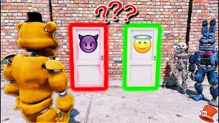 WILL BUFF FREDDY PICK THE LIFE OR DEATH DOOR GTA 5 Mods FNAF RedHatter [upl. by Judie]