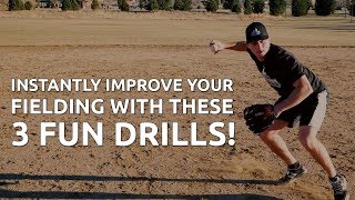 3 SIMPLE Baseball Fielding Drills For Youth Players [upl. by Beichner]