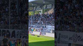 Fans SV Elversberg gegen Darmstadt elversberg fans sve 2bundesliga 2liga shorts [upl. by Raskind]