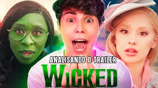 O QUE ACHEI DO TEASER DE WICKED  Análise amp react [upl. by Nottirb]