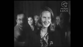 Alida Valli at the Venice Film Festival 1941 [upl. by Tinor]