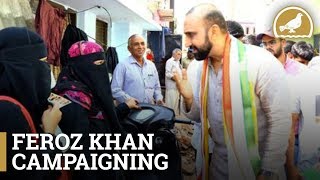 Feroz khan campaigning in Asif nagar Nampally [upl. by Bette-Ann722]