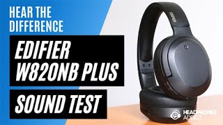 Edifier W820NB Plus Sound Quality Test  HeadphonesAddict [upl. by Benita974]