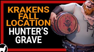 Krakens Fall Riddle  Hunters Grave Location  Sea of Thieves Guide [upl. by Eek]