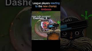 Everyone Reacting to the League of Legends Champion Ambessa leagueoflegends lolmemes Ambessa [upl. by Inahet847]