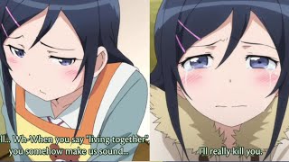 Aragaki Ayase moments 俺の妹がこんなに可愛いわけがない Oreimo Ore no Imōto ga Konna ni Kawaii Wake ga Nai [upl. by Pirali]