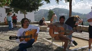 Flamenco de Gitanos Españoles Albaicín Granada [upl. by Supple]