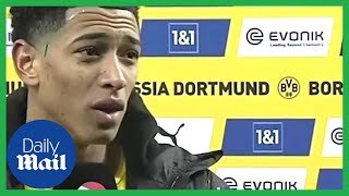 Moment Jude Bellingham brings up Dortmund vs Bayern refs history of matchfixing [upl. by Enomaj]