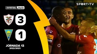 Resumo Santa Clara 31 Estoril Praia  Liga Portugal bwin  SPORT TV [upl. by Enileuqkcaj]