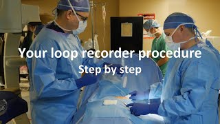 Getting an insertable cardiac monitor loop recorder Watch an implant procedure [upl. by Eelsew]