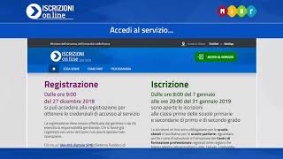 Iscrizioni online 201920  01 Come registrarsi [upl. by Melisande]