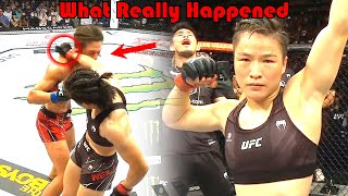 KNOCKOUT What Really Happened Zhang Weili vs Joanna Jedrzejczyk [upl. by Dygall761]