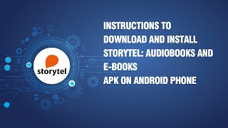 Instructions to download and install Storytel Audiobooks and Ebooks APK on android phone [upl. by Wilhide]