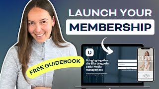 A BehindtheScenes Look at Planning and Launching a Membership  FREE GUIDE [upl. by Abihsot304]