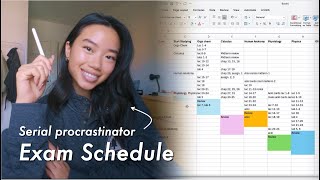 How to plan your exam study schedule from a serial procrastinator [upl. by Kcuhc]