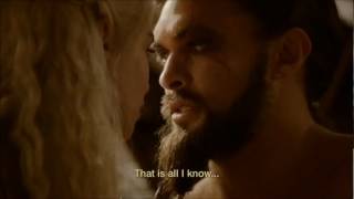 game of thrones season 2 episode10  khal drogo and Daenerys reunited [upl. by Eolcin178]