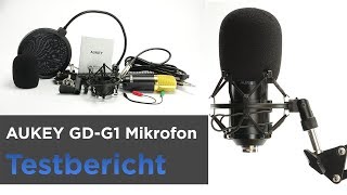 AUKEY  Preiswertes KondensatorMikrofon SetGDG1 im Test  Mit Testaufnahmen [upl. by Franny]