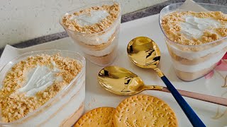 Serradura  Portuguese Sawdust Pudding  Sawdust Pudding Recipe  Goan Serradura [upl. by Katrinka]